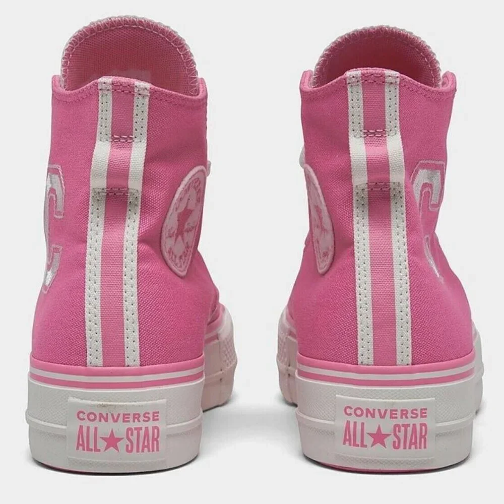 CONVERSE Lift Platform Retro Varsity Women's Chuck Taylor All Star Sneaker, 8.5 - Picture 8 of 13